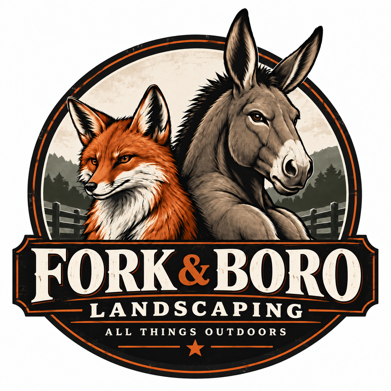 Fork & Boro Landscaping logo